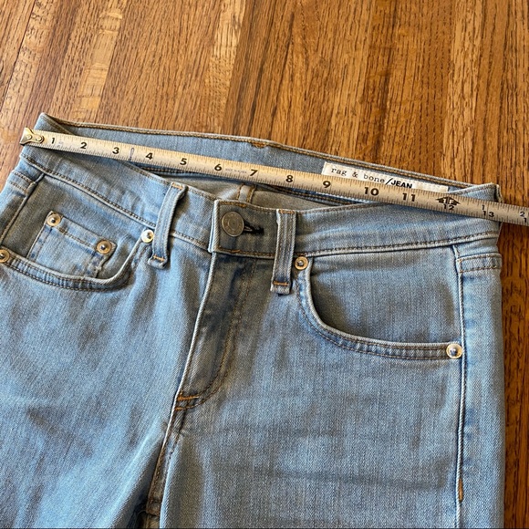 Rag & Bone Stevie Jeans in Bryn with Ankle Tie Detailing Size 25 - Picture 6 of 9